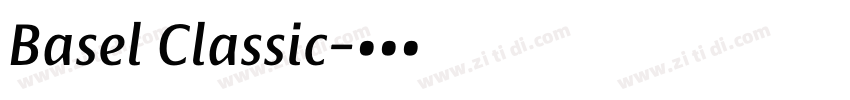 Basel Classic字体转换